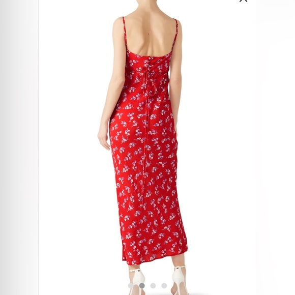 Flynn Skye Jackie Slip Dress Red Floral size XS - Picture 2 of 5